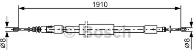 Produktbild von Bosch Seilzug, Feststellbremse  1 987 482 318