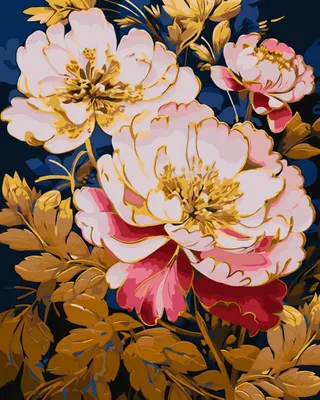 Produktbild von Malen nach Zahlen: Rosa Symphonie, 40 x 50 cm