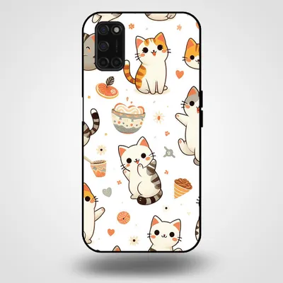 Zdjęcie produktu dla Smartphonica Etui na telefon do OPPO A52 / A72 4G / A92 z nadrukiem kota - Etui z TPU z motywem kotów