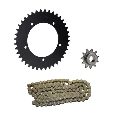 Produktbild von Kettensatz 3-teilig schwarz 11/40 Zähne für Hercules KX 5 (ab Motor Nr. 10697366)