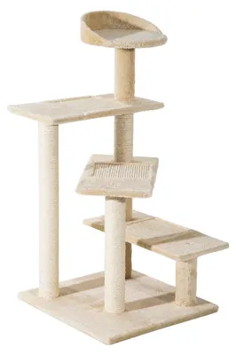 Produktbild von Mehrstufiger Katzenliegeplatz, Sisal-Kratzbaum, Plattformen und H?hle