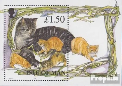 Produktbild von Briefmarken GB - Isle of Man 1996 Mi Block25 (kompl.Ausg.) postfrisch Manxkatzen