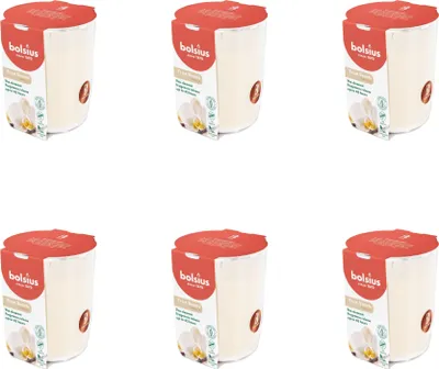 Produktbild von Bolsius - True Scents - Duftglas - 97/85 - Vanille - Vorteilspack - 6 Stücke