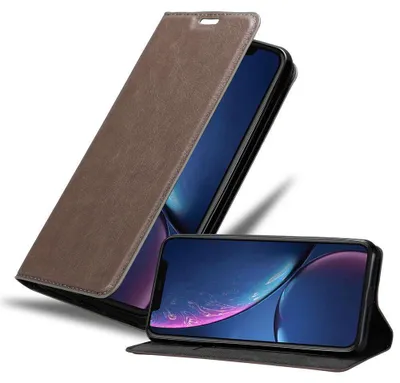 Produktbild von Cadorabo Hülle für Apple iPhone 11 Schutz Hülle in Braun Handyhülle Etui Case Cover Magnetverschluss