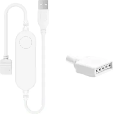 Immagine prodotto di Controllore LED intelligente WiFi RBGW - Tuya, 5-24VDC, 120W