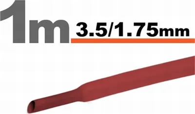 Obrázok produktu pre Trubička zmršťovacia 3,5mm/1,75mm DRS3,5-1,75/RD