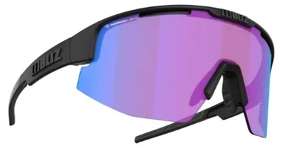 Produktbild von Bliz Matrix Nano Nordic Light, Radsportbrille, Unisex, Halbrandlos, Schwarz, Gummi, Schwarz