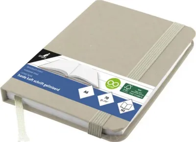 Immagine prodotto di kangaro  K-5525 kangaro Notizbuch Kraft, DIN A6, 96 Blatt, liniert