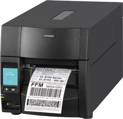 Produktbild von Citizen CL-S700III Printer Black USB LAN - Etiketten-/Labeldrucker