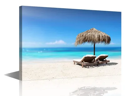 Productafbeelding van Solidchoice - Canvas Kunst van Kustlandschap