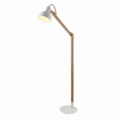 Produktbild von Lindby Stehlampe Shivanja, Holz, verstellbar, 146 cm, E27