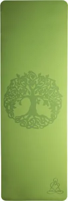 Produktbild von Yogamatte TPE ecofriendly - Baum des Lebens kiwi grün