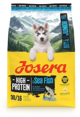 Produktbild von JOSERA Junior High Protein Seefisch 3kg Trockenfutter für aktive Hunde