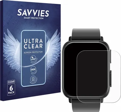 Produktbild von 6x Für Kardena Care Plus 2 Schutzfolie Savvies Displayschutz Display Schutz Folie Klar Transparent