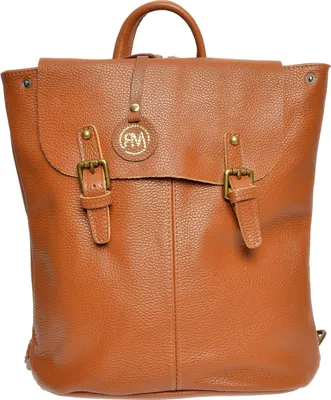 Produktbild von Roberta M_Backpack_AW25 RM 1502_COGNAC