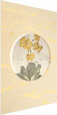 Produktbild von Posterpapier Poster - Flower in a Circle 40x60 cm Blumen b-A-0393-ao-a