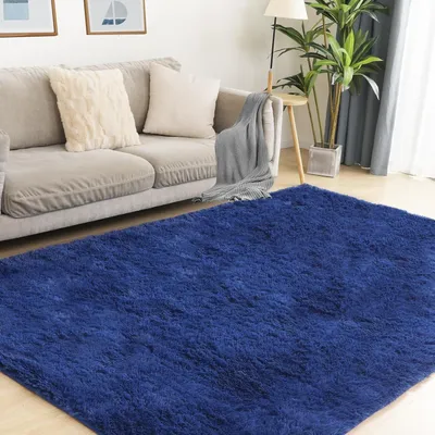 Produktbild von Teppich 80x150 cm, grün, kurzflor, rutschfest, waschbar, für Flur