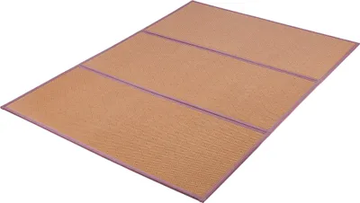 Produktbild von VEVOR japanische Tatami Matte faltbare Tatami-Matratze aus Rattan (2032 x 1397 mm), klappbare Bodenmatratze rutschfeste Schlafmatte zum Schlafen Meditieren Yoga Entspannung, leicht zu reinigen