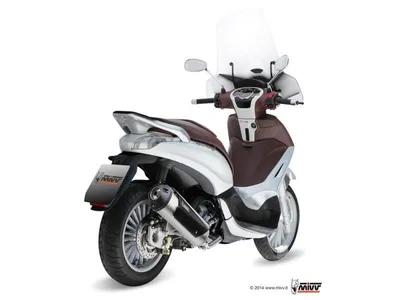 Obrázek produktu pro Mivv URBAN tlumič - kompletní systém 1x1 z nerezové oceli pro PIAGGIO BEVERLY 125 BJ 2010 > 2012
