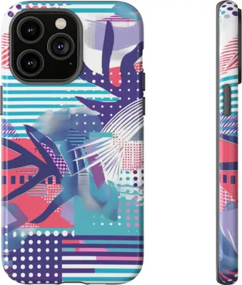 Produktbild von Abstrakte Formenvielfalt – Hülle Kompatibel mit iPhone 14 Pro Max