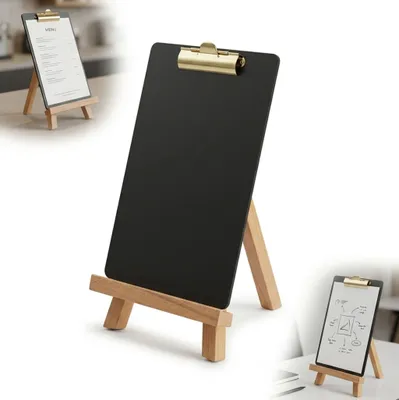 Obrázok produktu pre STOCKET + PADDLE A4, Stokepad, Clipboard drevený zlatý klipboard