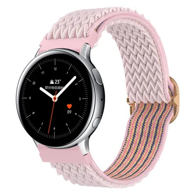 Produktbild von Pasek 20 mm do Samsung Galaxy Watch 42 mm /3/4/5/Huawei Watch 2 Nokia Steel LG Watch Sport w kolorze różowym