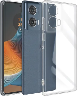 Image de Mayaxess, étui en silicone Motorola Edge 50 Fusion, transparent
