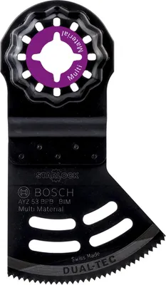 Produktbild von Bosch BIM Tauchsägeblatt Dual-Tec AYZ 53 BPB Multimaterial, 40 x 53 mm, 10er-Pack