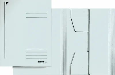 Produktbild von Jurismappe A4 320g/qm Karton weiß Packung mit 25 Stück