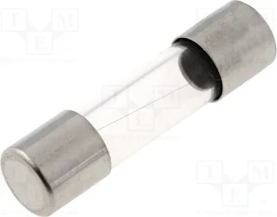 Immagine prodotto di Fusibile: 10A, 250VAC, a fusione lenta, 63mA, cilindrico, modello 522.505, dimensioni 5x20mm