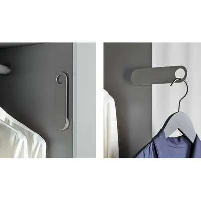 Produktbild von Hettich Kleiderbügelhalter klappbar, anthrazit