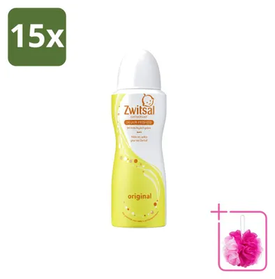 Obrázok produktu pre 15 kusov deodorantu Zwitsal Origineel vo spreji - 100 ml - balenie s množstvom kusov
