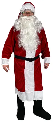 Produktbild von Premium Weihnachtsmann Mantel, 6-teilig, Größe:XXXL/XXXXL
