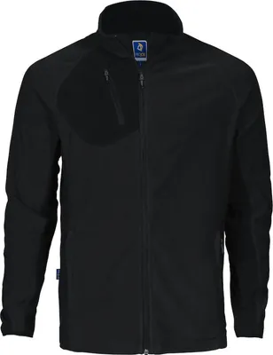 Produktbild von Microfleece Jacke 2325 mit Raglanärmeln, Kinnschutz und Reißverschlusstaschen