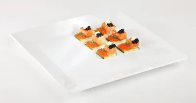 Produktbild von APS 83418 Tablett PURE, 18 x 18 cm, Höhe 3 cm, Melamin, weiß
