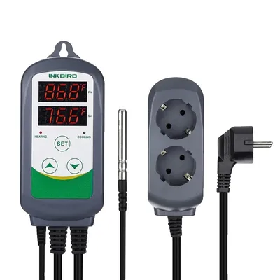 Obrázok produktu pre Inteligentný regulátor teploty, dvojitý reléový výstup, vysoká presnosť monitorovania, ITC-308
