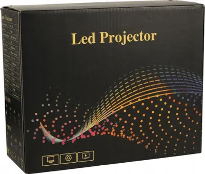 Obrázek produktu pro Přenosný LED projektor 1080P se stativem – ideální pro domácí kino, model KX3915