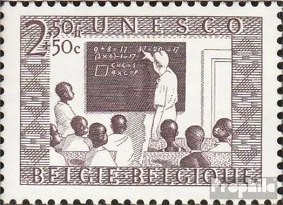 Produktbild von Briefmarken Belgien 1951 Mi 885 postfrisch UNESCO