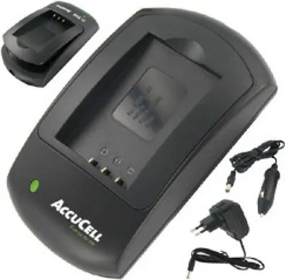 Produktbild von AccuCell Schnell-Ladegerät passend für Nikon EN-EL9, D40, D40X