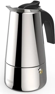 Produktbild von Xavax Espressokocher aus Edelstahl für 4 Tassen, Herdkanne, u.a. Induktion, 200ml (00111274)