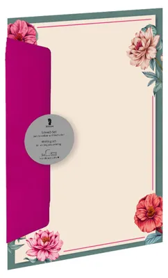 Produktbild von RÖSSLER Briefpapier Set Valentina 5 Blatt DIN A4