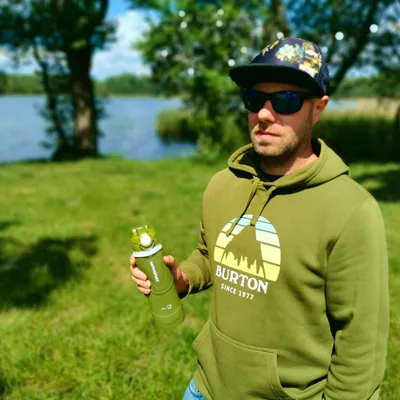 Produktbild von Große faltbare Silikon-Wasserflasche 750 ml