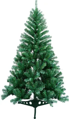 Produktbild von Izrielar 120cm Künstlicher Weihnachtsbaum mit 220 Spitzen PVC, Tannenbaum mit Ständer, Christbaum Kunstbaum Grün