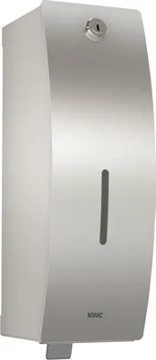 Zdjęcie produktu dla Dozownik mydła KWC AR, STRATOS, stal nierdzewna, natynkowy, 100x304x134 mm