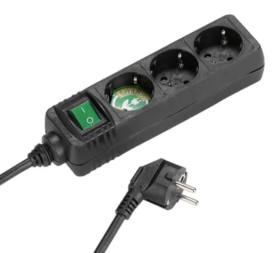Produktbild von VIVanco™Steckdosenleiste mit 3 Schuko-Anschlüssen