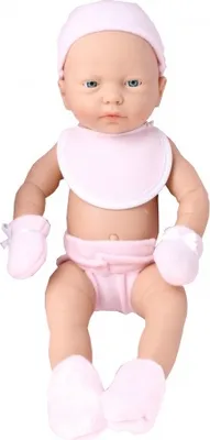 Produktbild von babypuppe mit Kinderdecke 40 cm rosa