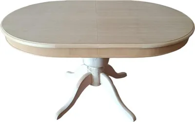 Produktbild von Runder Esstisch Esszimmer Tische Wohnzimmer rund Tisch 135 x 91 cm Holz Möbel
