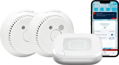 Obrázok produktu pre HomeMatic 162162A0, Biela, 85 dB, 200 m, IP20, Batérie, Lítium