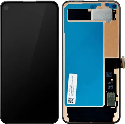 Immagine prodotto di Google, display di ricambio premontato per Google Pixel 5 originale, nero