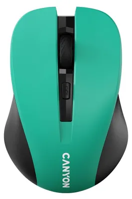 Produktbild von Canyon CNE-CMSW1GR, Beidhändig, Optisch, RF Wireless, 1200 DPI, Grün